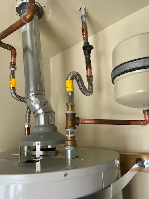 Water heater installation and plumbing repair in Brokenburg