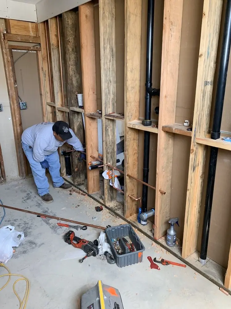 Commercial rough-in plumbing for Water Heater Replacement in Brokenburg